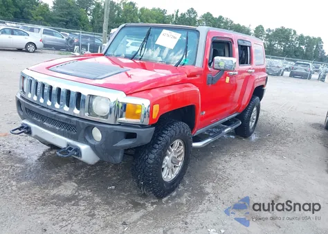 2008 Hummer H3 Suv z USA, uszkodzony, nr VIN 5GTEN13E088177304